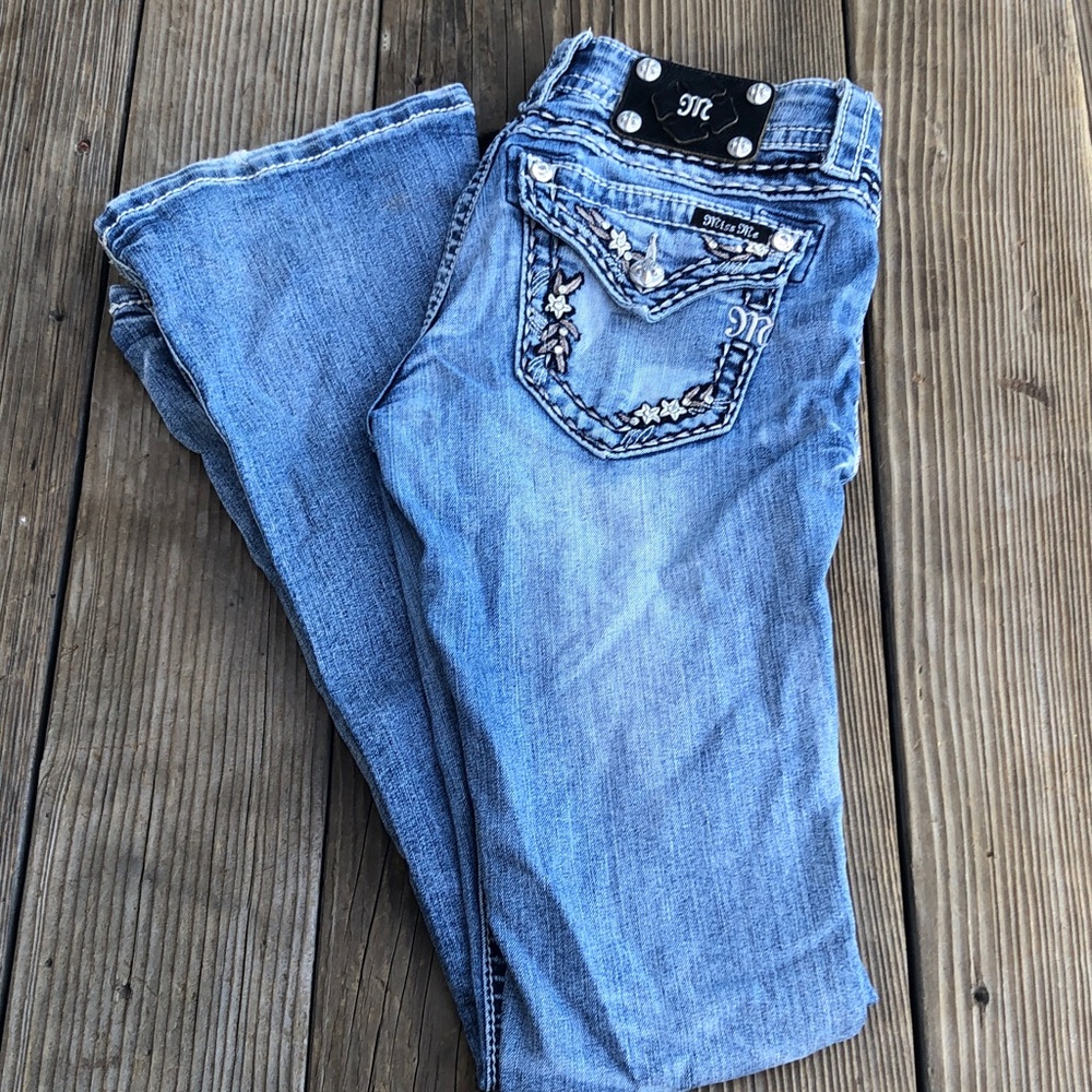 Miss Me Women's Blue Boot Cut Jeans
